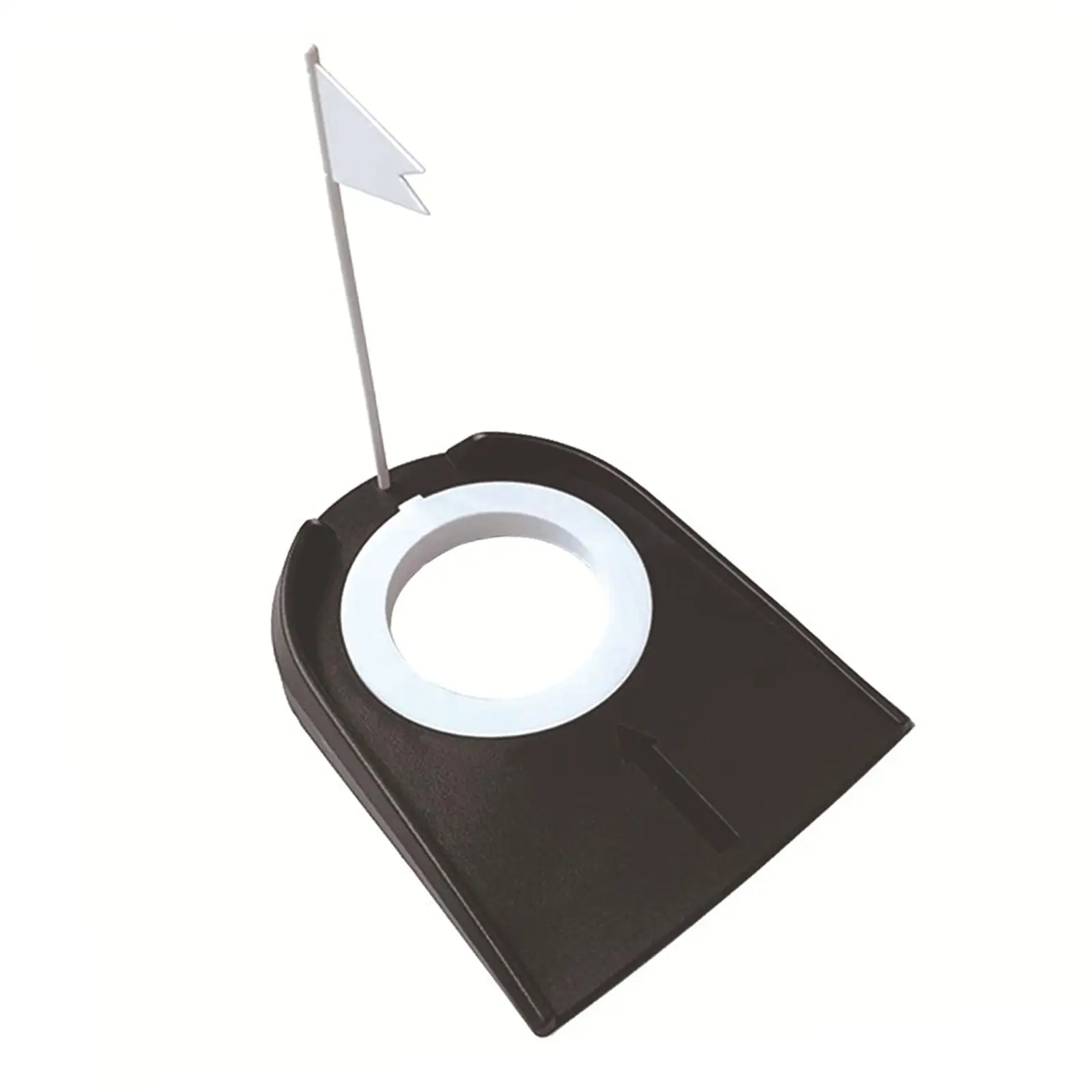 

Golf Putting Cup and Flag Hole Stable Practical Lightweight Golf Training Accessories Golf Putting Hole for Adults Kids