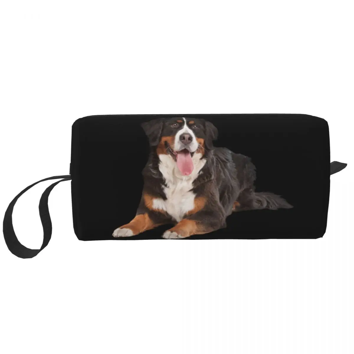 

Kawaii Bernese Mountain Dog Travel Toiletry Bag Women Cosmetic Makeup Organizer Beauty Storage Bags Dopp Kit Case Box
