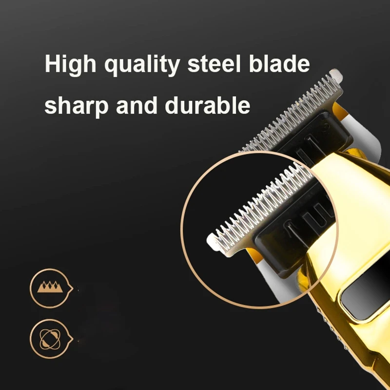 Professional Hair Trimmer Beard For Men outline zero blade Electric Hair Clipper Cordless Rechargeable cutting machine
