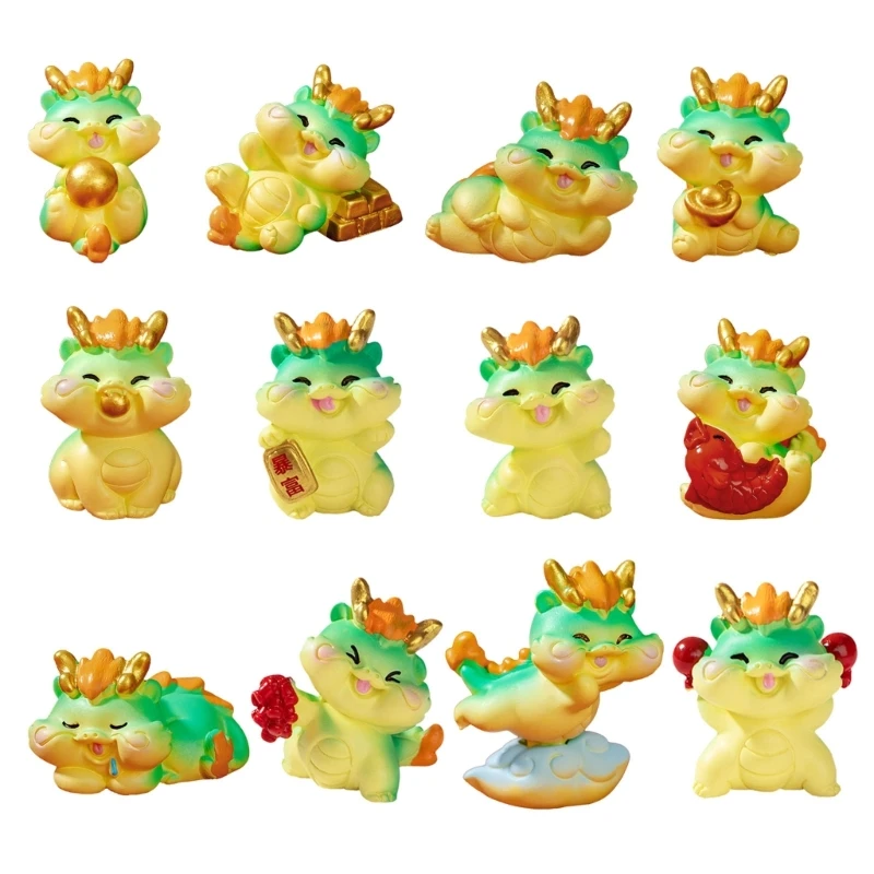 

Dragon Desk Good Luck Ornament, Suitable for Collectors New Year Celebrators