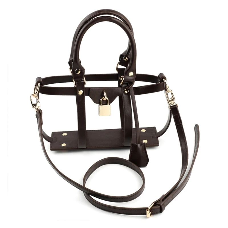 PU Encasement for Cosmetic Pouch Conversion Kit Handbag DIY Crossbody