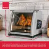 6000 Platinum Series Oven, Digital Display, 12-Pound Capacity, Auto Shutoff, Includes Rotisserie Spit, Multi-Purpose Basket 2