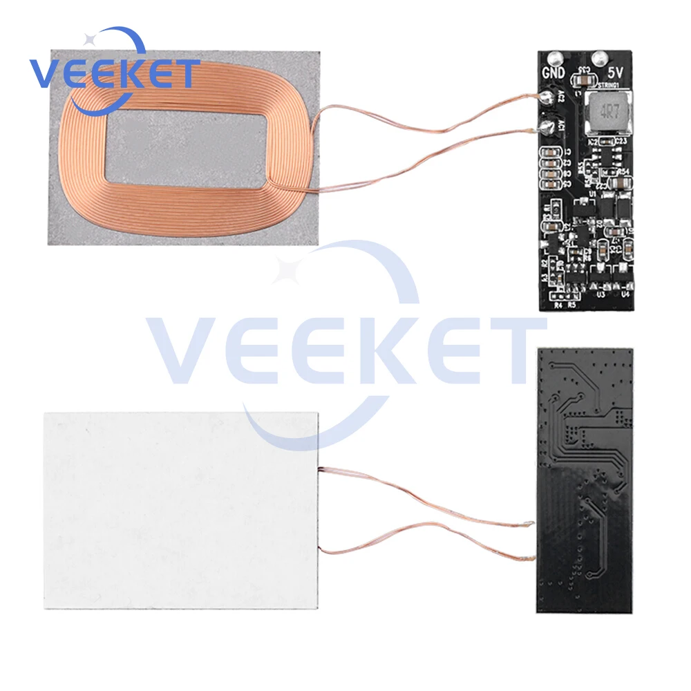 Compact Wireless Charging Module with Electromagnetic Induction