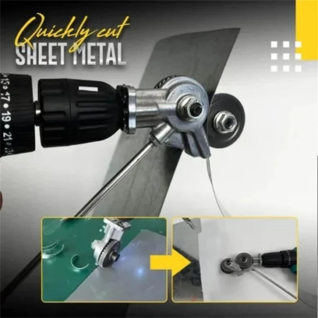 Electric Drill Plate Cutter Metal Sheet Cutter Sawing Machines Free Cutting  Tool Nibbler Sheet Metal Cut Plate Punch Scissors - AliExpress