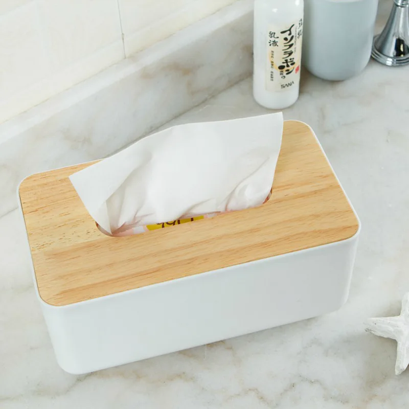 Kuizhiren1 Boîte de rangement transparente pour mouchoirs en papier, boîte  à mouchoirs, support de serviettes de table pour le salon ou la maison –