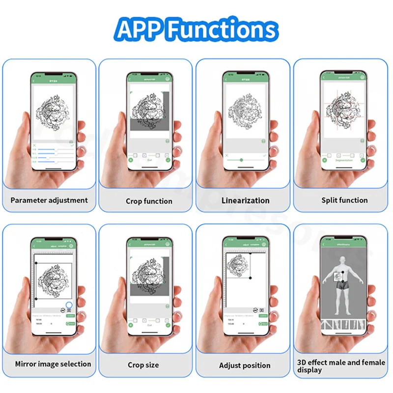 Fashionable Tattoo Thermal Printer Transfer Machine Professional Stencil Device BT Inkless Wireless Copier Printer Mini New 2024 13