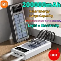 Xiaomi 20000mAh Solar Power Bank – Fast Charge, USB-C, LED, Outdoor Use 1