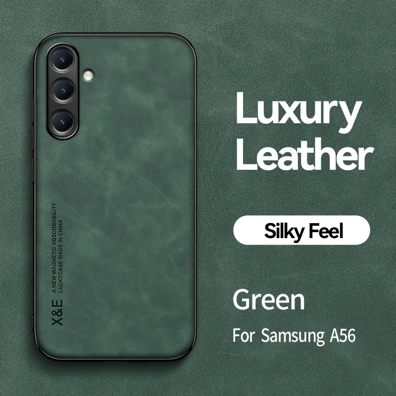 Magnetic Suede Leather Shockproof Matte Silicone Case Cover