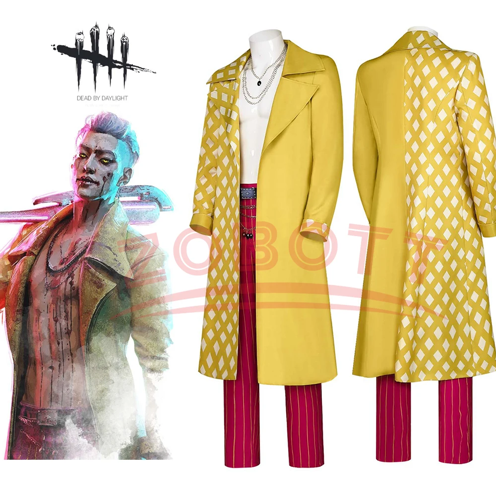 زي تنكري لشخصية Ha Ji-won من لعبة Dead by Daylight، مناسب للجنسين ومخصص لفعاليات الهالوين والأزياء التنكرية.