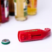  Cap Gun Beer Bottle Opener Portable Beverage Drinking Opening Gun Cap Launcher Kitchen Party Supply Bar Tool Kitchen Accessories 