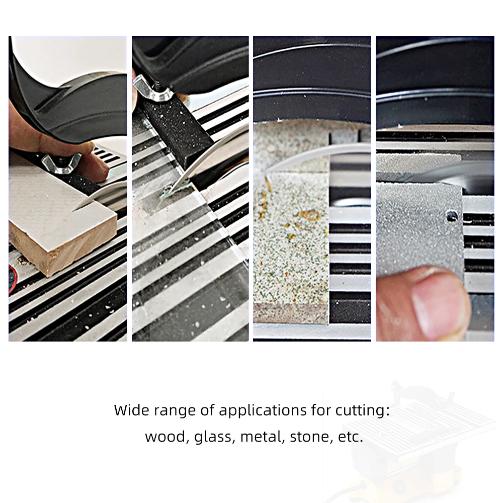 ALLSOME 220V Multifunction Mini Bench Saw For Cutting Wood Copper Aluminium 4" Mini Table Saw Mini Cutting Machine 4