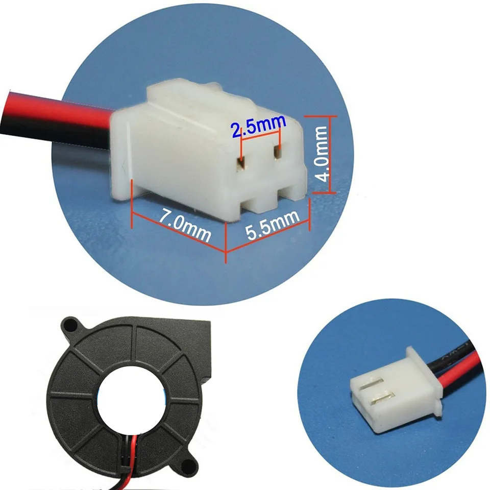 Ventola Di Raffreddamento 24V Per Stampante 3D - 50x50x15 Mm, 5015 Radiale, 2 Pin - Per Estrusore RepRap I3 - Foto 5