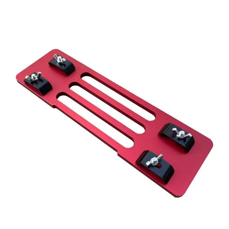 

Circular Saw Guide Rail Bottom Plate Adjustable Backing Positioning Board Punch-Free Cutting Wood Board Bracket Backing