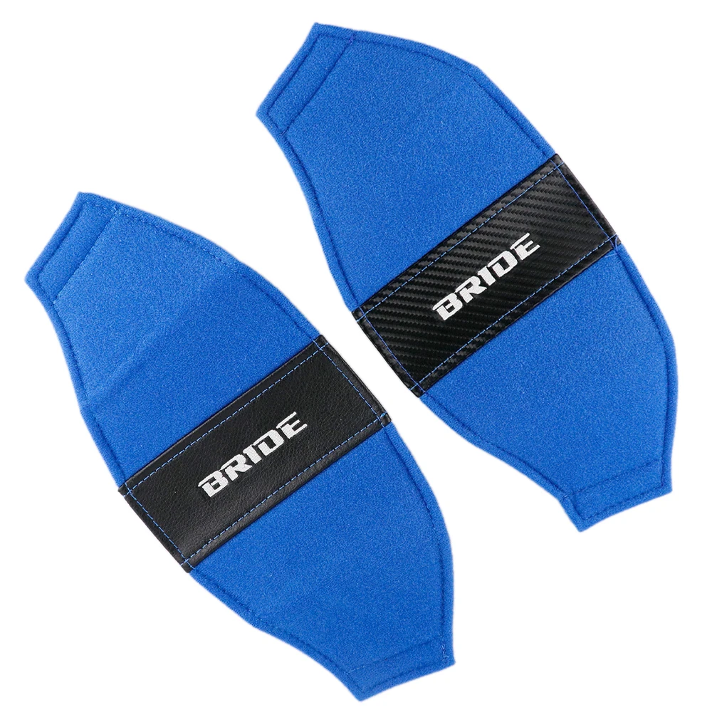 BRIDE jdm Style Racing Full Bucket Seat Side Cover Protect Thigh Pad Cotton Repair Decoration Pads 2pcs Car Accessories,car seat cushion,car cushion