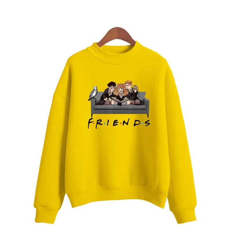 

Streetwear Hoodies FRIENDS Letter Printed Women Sweatshirt Autumn Long Sleeve Female Pullovers Vintage O-NECK Sweatshirts Female