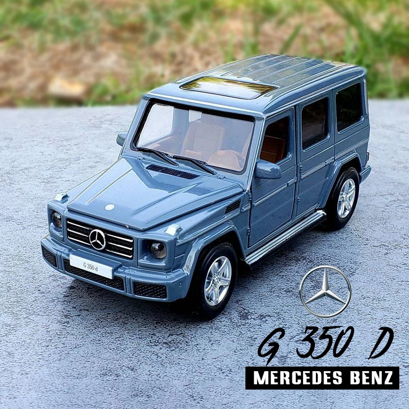 

MSZ 1:32 New Style Mercedes Benz G350D Sound And Light Model Diecast Metal Vehicle Pull Back Car Collection Children Toy Gift
