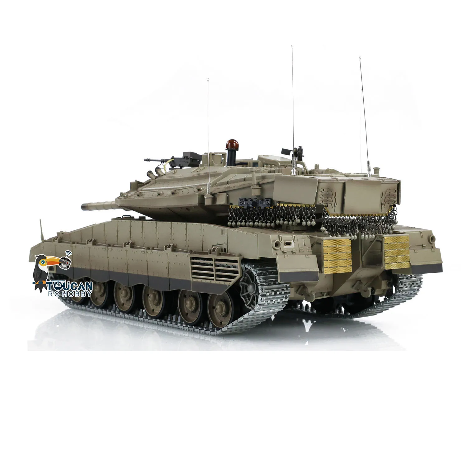 RC Tank 1/16 IDF Merkava MK IV 3958 Heng Long HL 360° Turret Rotary Upgrade Edition TH22647 5