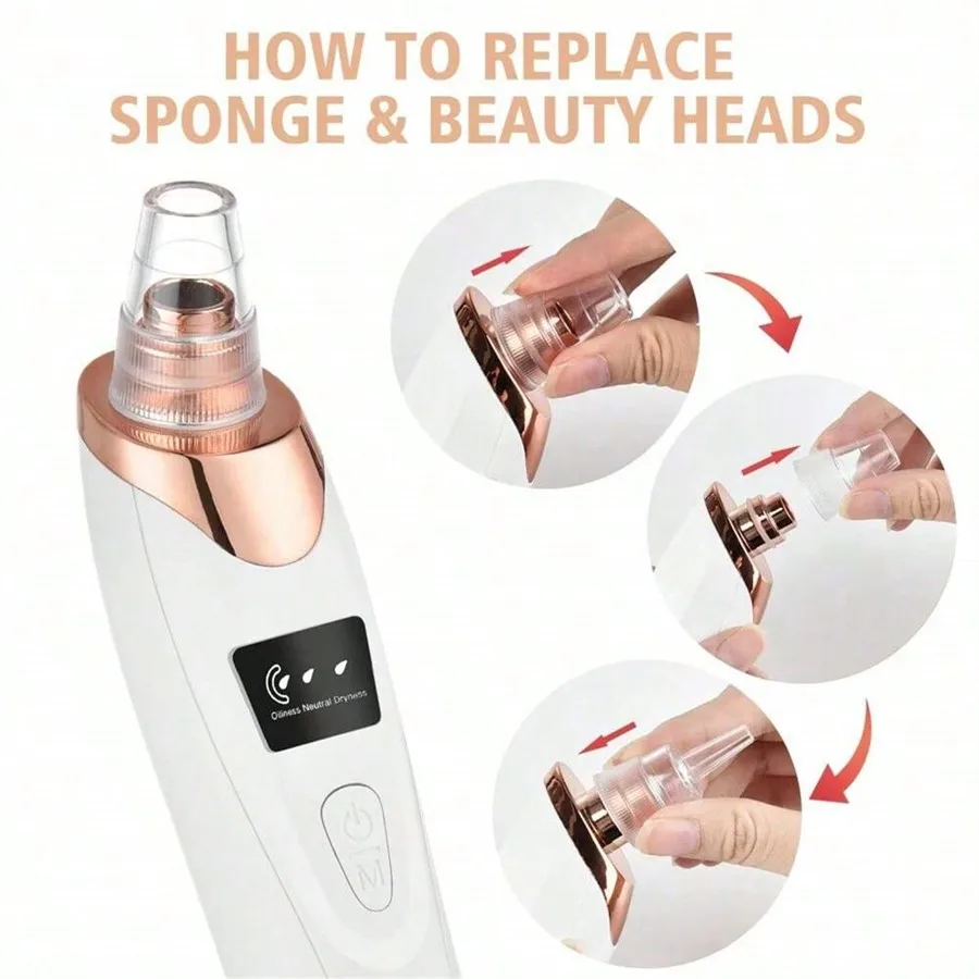 Electric Facial Skin Care Pore Removal Cleanser Vacuum Acne Removal For Deep Facial Pores 5