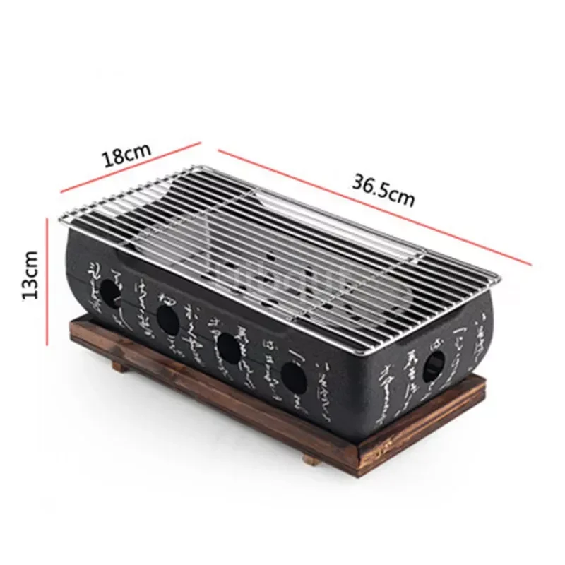 Portable Japanese Korean Bbq Grill Aluminium Alloy Indoor Outdoor