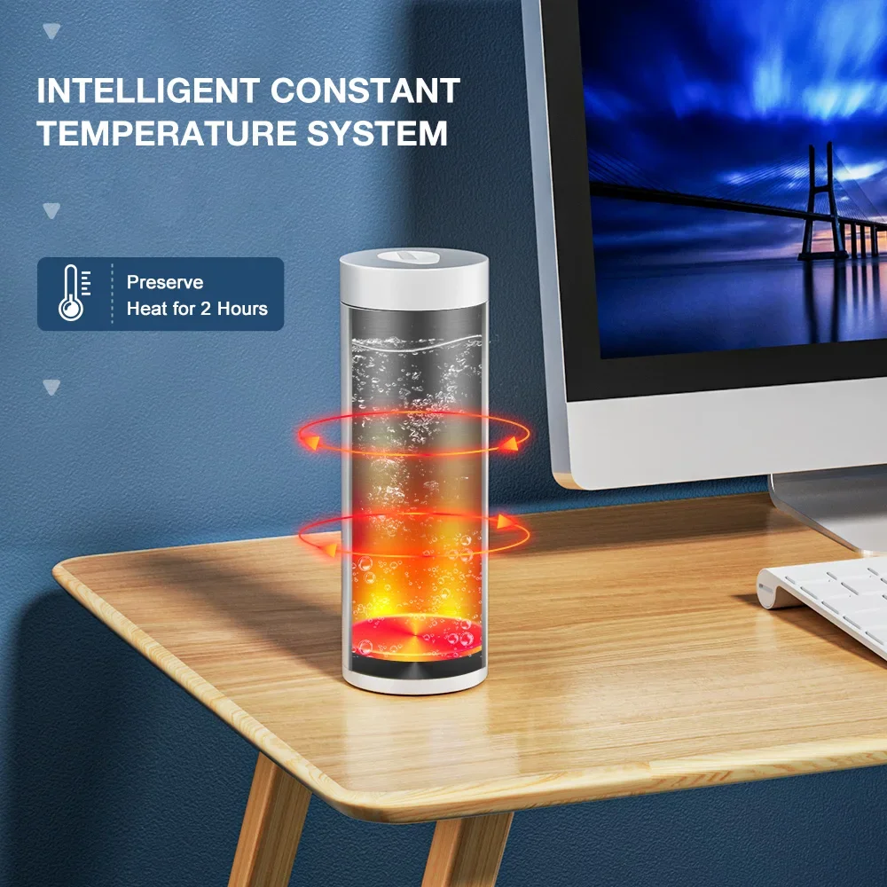 MIUI Portable Electric Kettles Cup 400ml 220v Tea Coffee Kettle Travel Boil Water Keep Warm Appliance 5