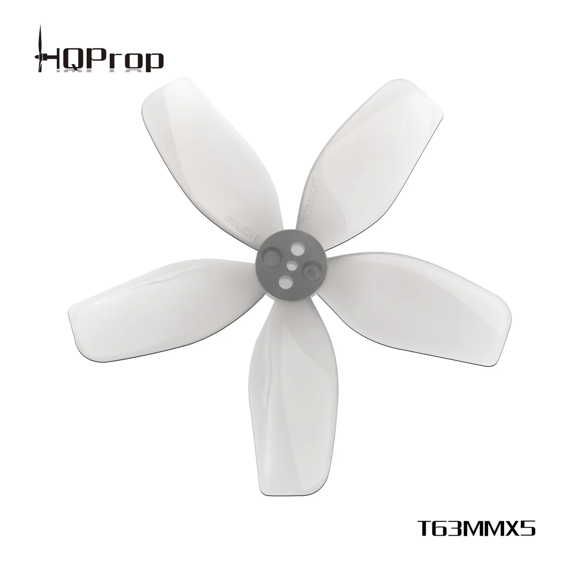 

HQProp DT63MMX5 Light Grey (2CW+2CCW)-Poly Carbonate