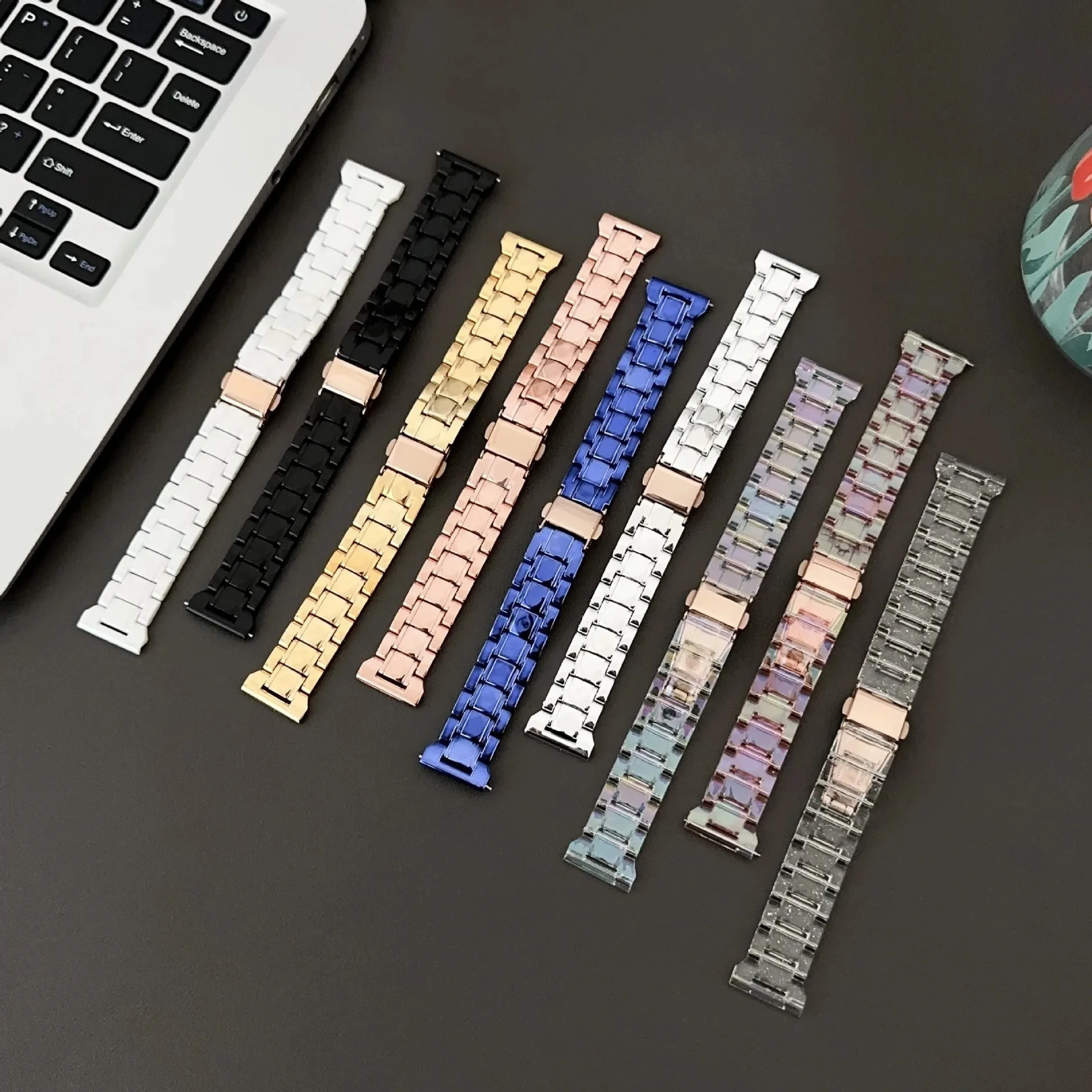 Slim Resin Watch Strap - Lightweight Bracelet Wristband