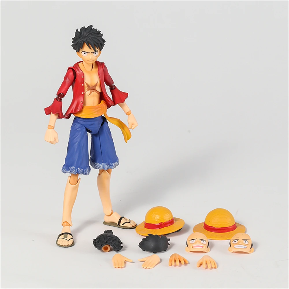 ONE PIECE Anime Figures Moveable Luffy Collection Model Toy 