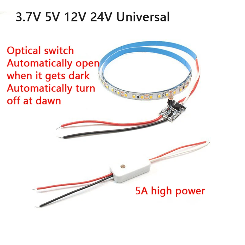 Light-Sensor-Switch-Only-Work-In-Night-Automatic-Auto-on-Off-Photocell ...
