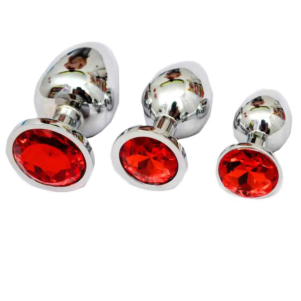 Backyard plug anal hitch Crystal colour metal backyard stainless steel plug anal hitch