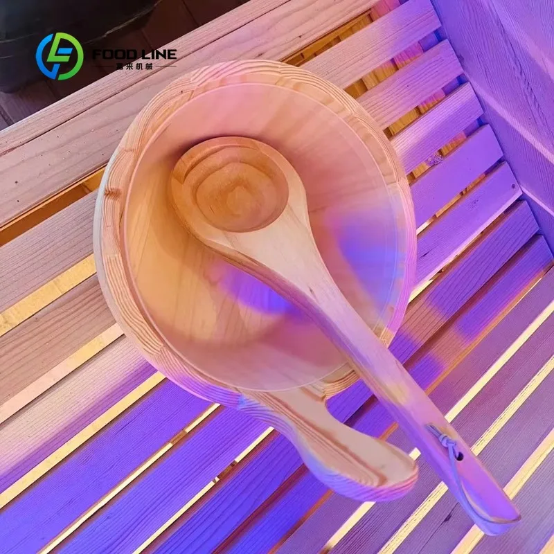 맞춤형 모던 디자인 전통 건식 사우나룸 프리미엄 야외용 4인용 전기 난방 헴록 목재 빌라용