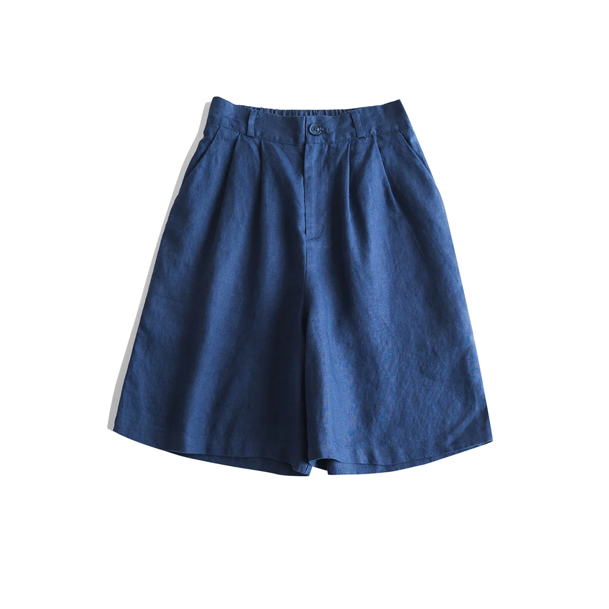 Summer women's casual solid color high waisted loose shorts