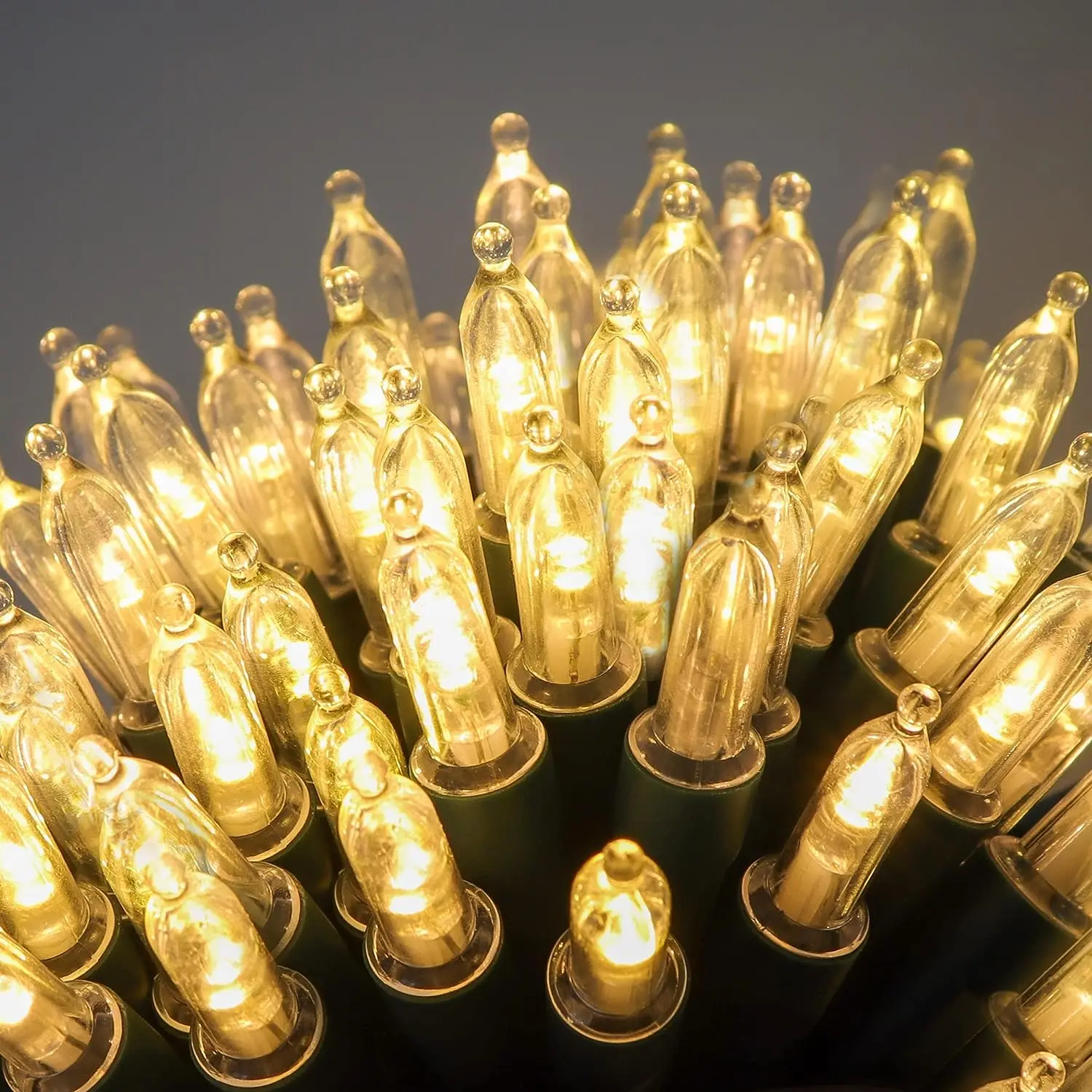 DBFAIRY Ghirlanda di luci a batteria, 3 m, 200 LED, per esterni, con timer automatico, 8 modalità, impermeabile, per giardino, feste, albero decorativo (bianco freddo