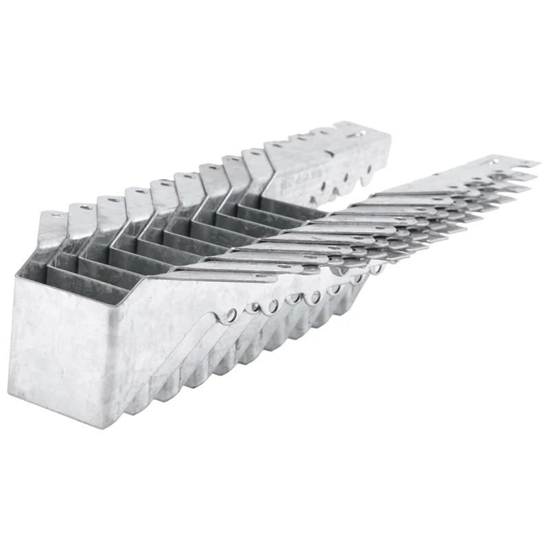 20Pcs 2X6 Joist Hanger,Gauge Double Shear Face Mount Joist Hanger,Hurricane Ties For Rafters Tie Brackets For Floor