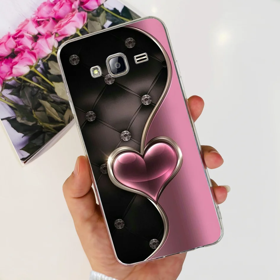 Clear Flower Design Soft TPU Silicone Phone Case