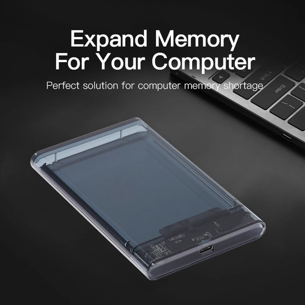 Ʈ ǻͿ  ϵ ̺ ̽, 2.5 ġ SSD ̽, SATA USB3.1, 8TB, USB3.0  C Ÿ  ÷  ÷