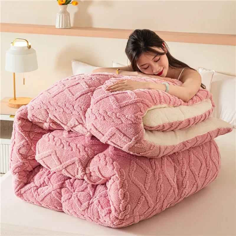 luxurious-warmth-with-thickened-fleece-winter-comforter-for-single-double-bed-duvet-blanket-thick-quilt-warm-blankets-comforters