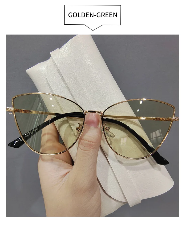 2023 Retro Gradient Small Cat Eye Occhiali da sole per donna Uomo Trendy europeo Anti UV 400 Shades Cateye Occhiali da sole Partito_voghion.com