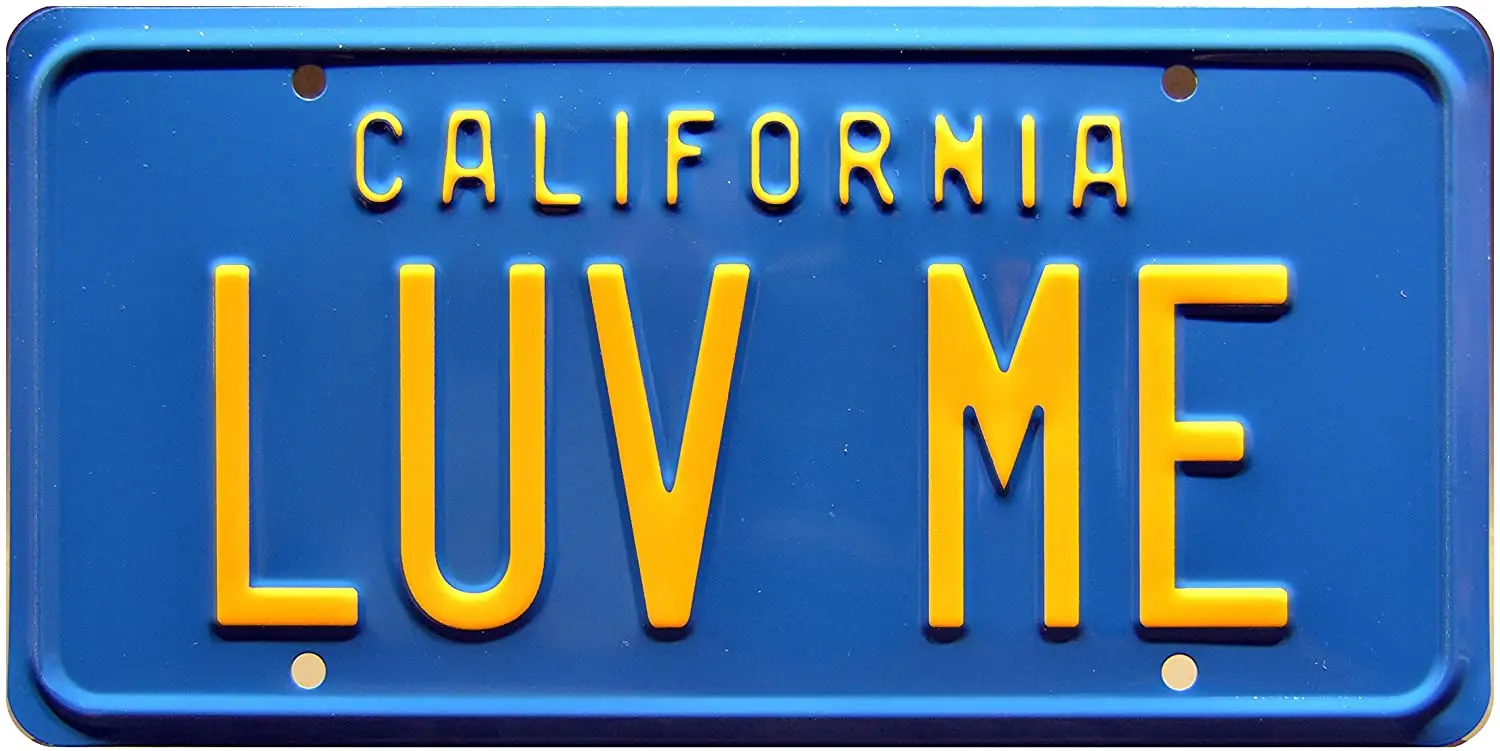 

Celebrity Machines National Lampoon's Vacation | LUV ME | Metal License Plate