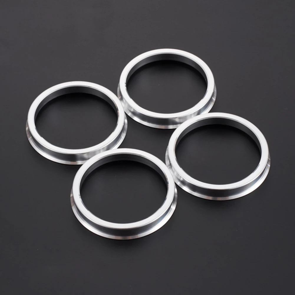 Wheel Spacer Hub Centric Rings Accessories 4pcs Aluminum Alloy Car
