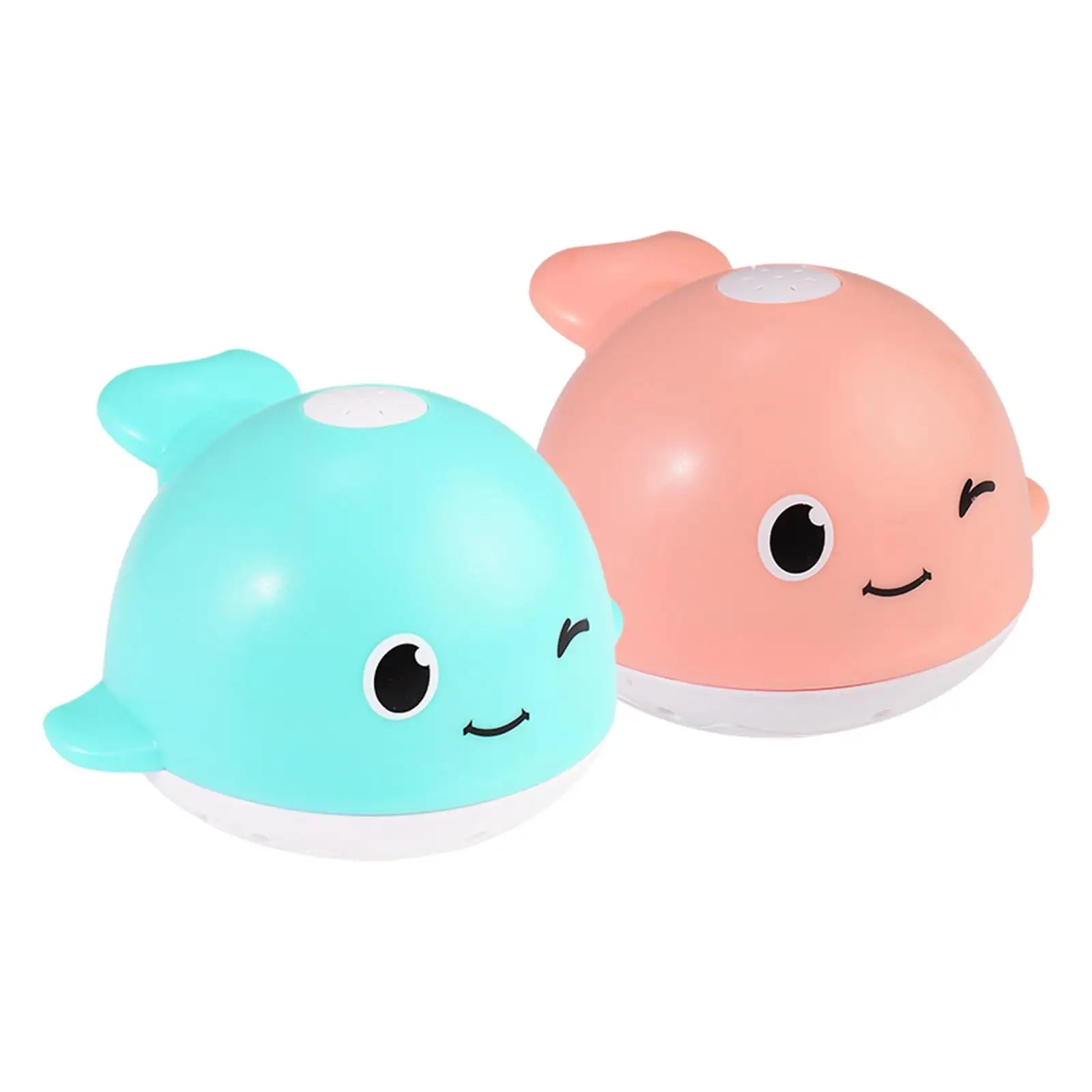 Spray Water Baby Bath Toy with LED Light up Whale Sprinkler Induction