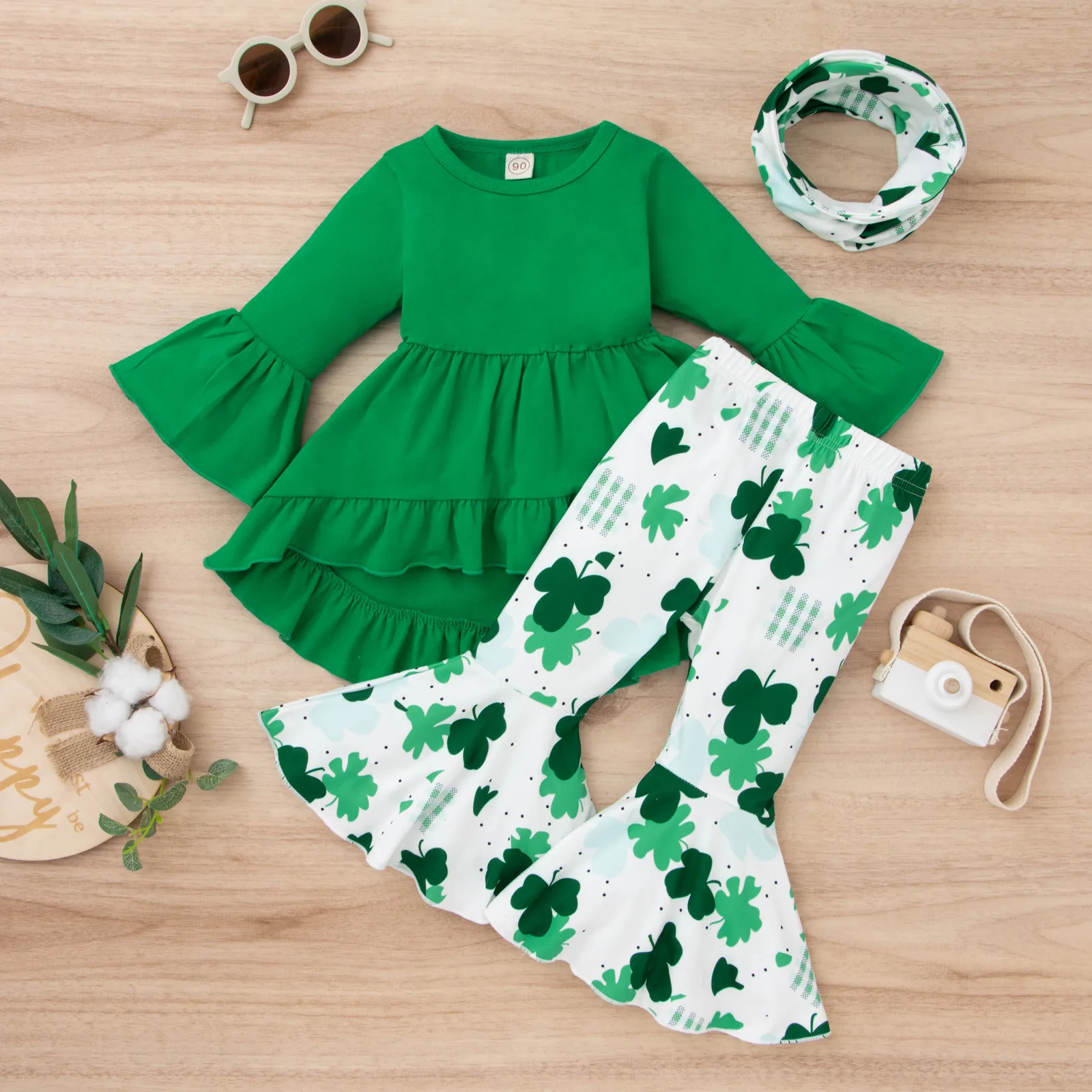 Toddler Girl St. Patrick’s Outfit Set 3