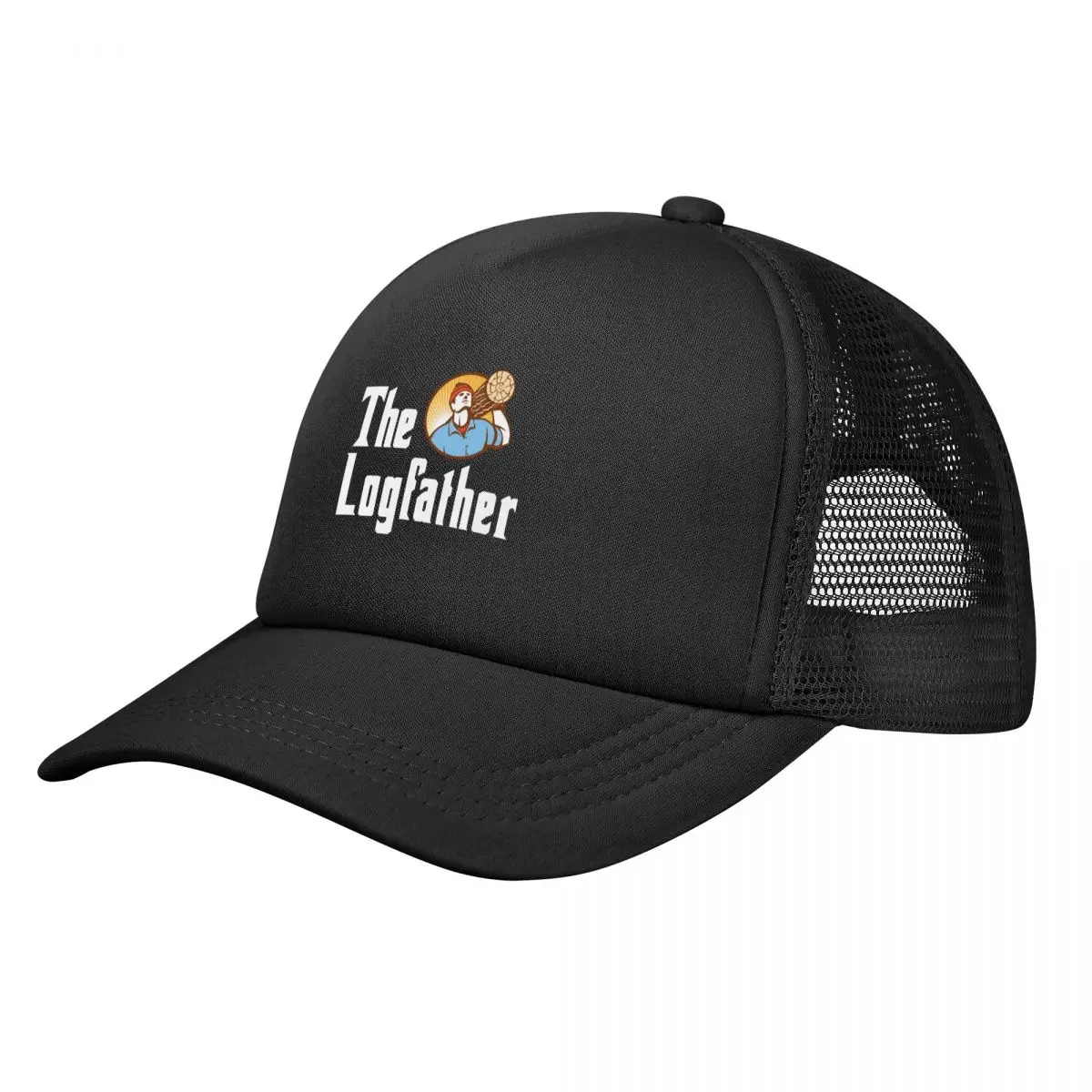 

The Logfather-Play On Words-Logger-Outdoorsman-Arborist-Forestry Worker Baseball Cap Cosplay Fashion Beach Mens Caps Women's