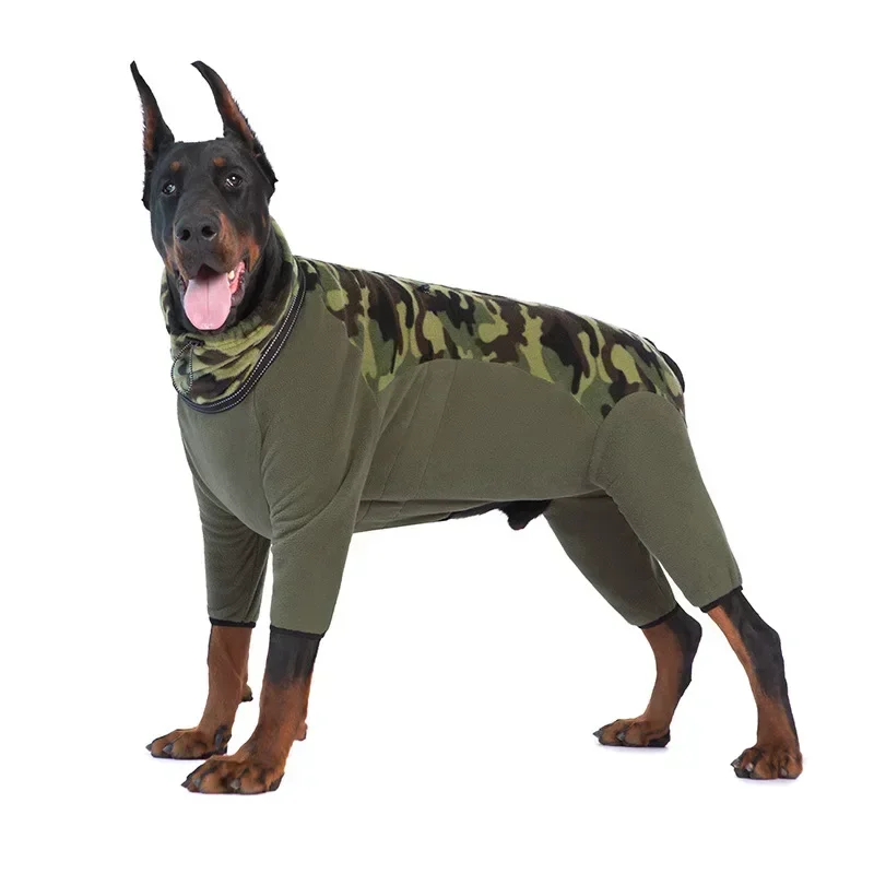 

Thicken Windproof Adjustable Clothes Fleece Camouflage Pet Dog Big for Dogs Medium Jumpsuit Coat Large Winter Overalls Warm
