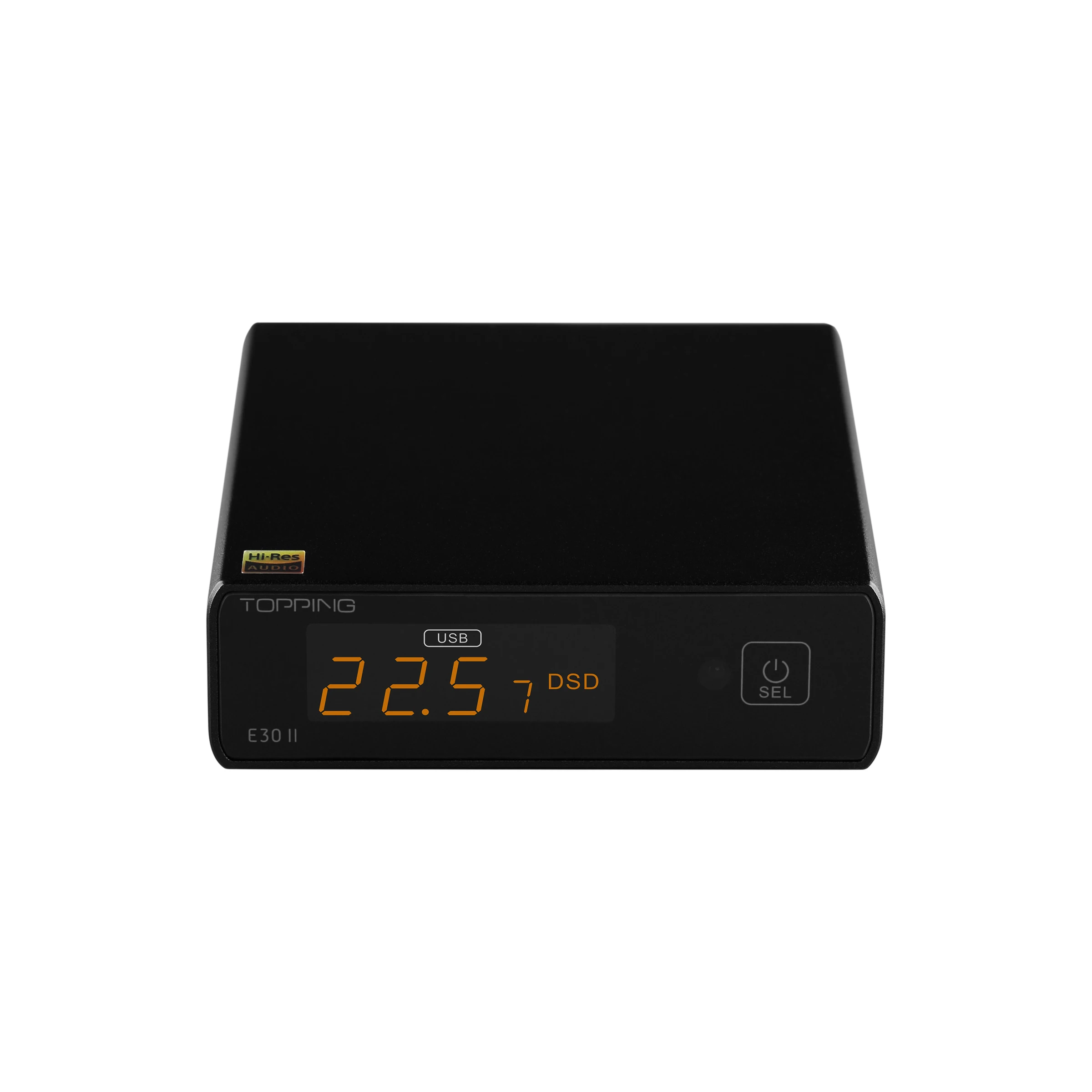 TOPPING E30 II DAC USB AK4493S XMOS XU208 - Convertisseur Numérique Analogique Hi-Res DSD512 32bit/768kHz - Noir