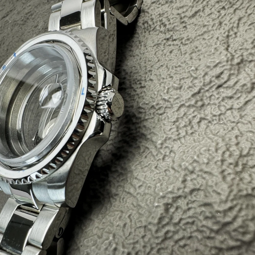 Watch Case Fit Submarine Jubilee/Oyster Band NH34 NH35 NH36 NH70 NH72 4r35 4r36 200m Waterproof Sapphire Crystal