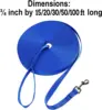 Pet Leash 3M 6M 10M 20M 50M Dog Puppy Obedience Recall Training Agility Lead Training Leash for Training Play Camping Backyard 3