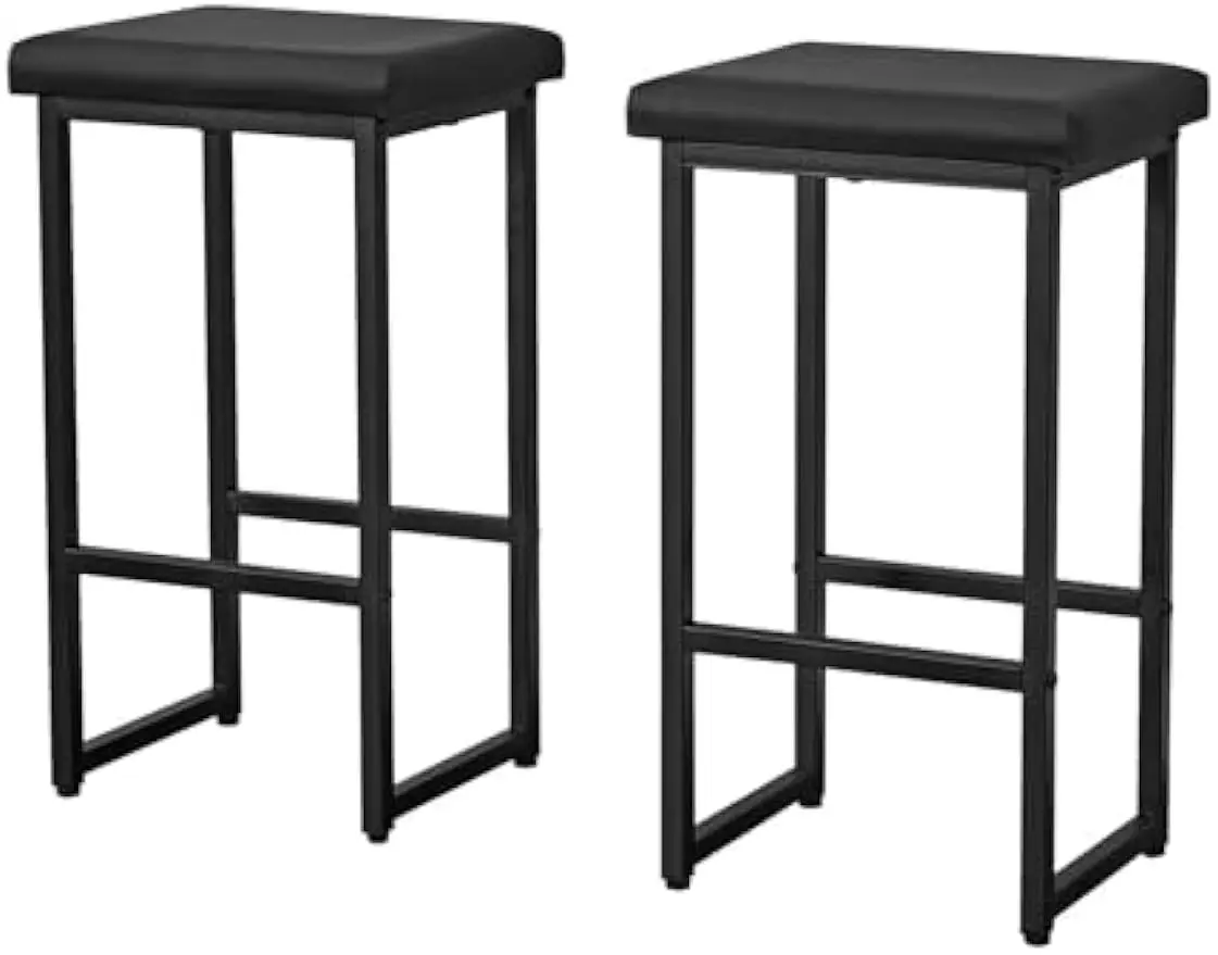 3 Piece Dining Table Set Kitchen Bar Table with Two Stool Storage Shelves Wood Counter Height Table Top with Sew Kerf Finish