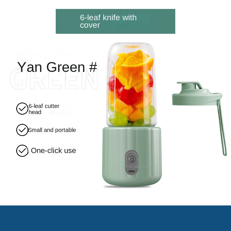 Portable Electric Fruit Juicer  Blender - Double Cup USB Mixer