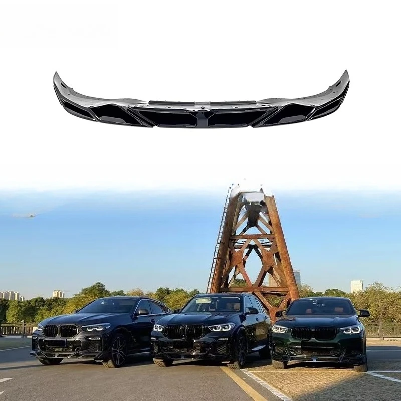 썬더 에디션 자동차 액세서리 부품 X5 G05 디자인 전면 립 프론트 범퍼 다운 스포일러 친 스플리터