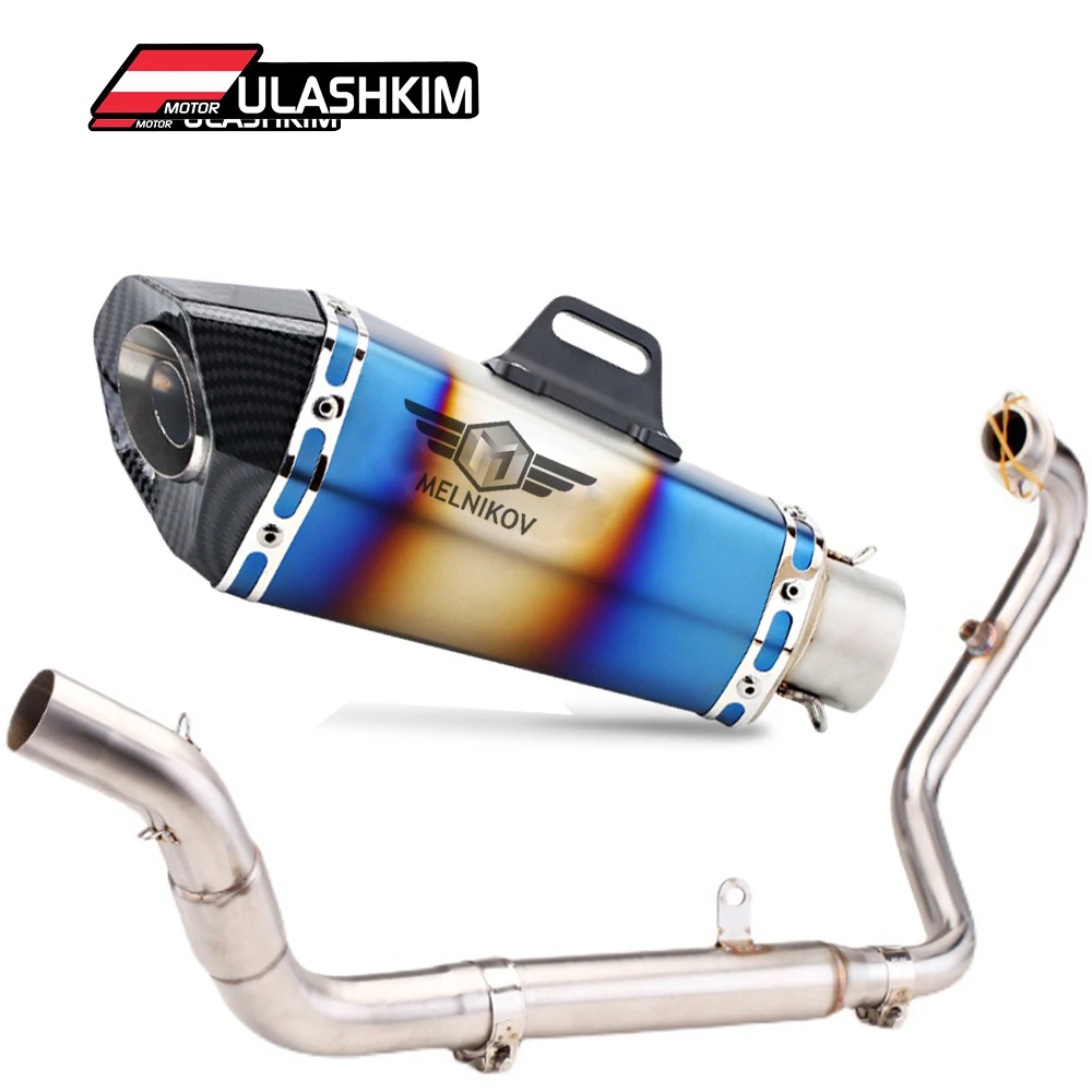 

Motorcycle Exhaust For TGK350 ZS 310 310t X1 R1 Exhaust Link Pipe Escape Muffler Middle Contact Pipe Slip On
